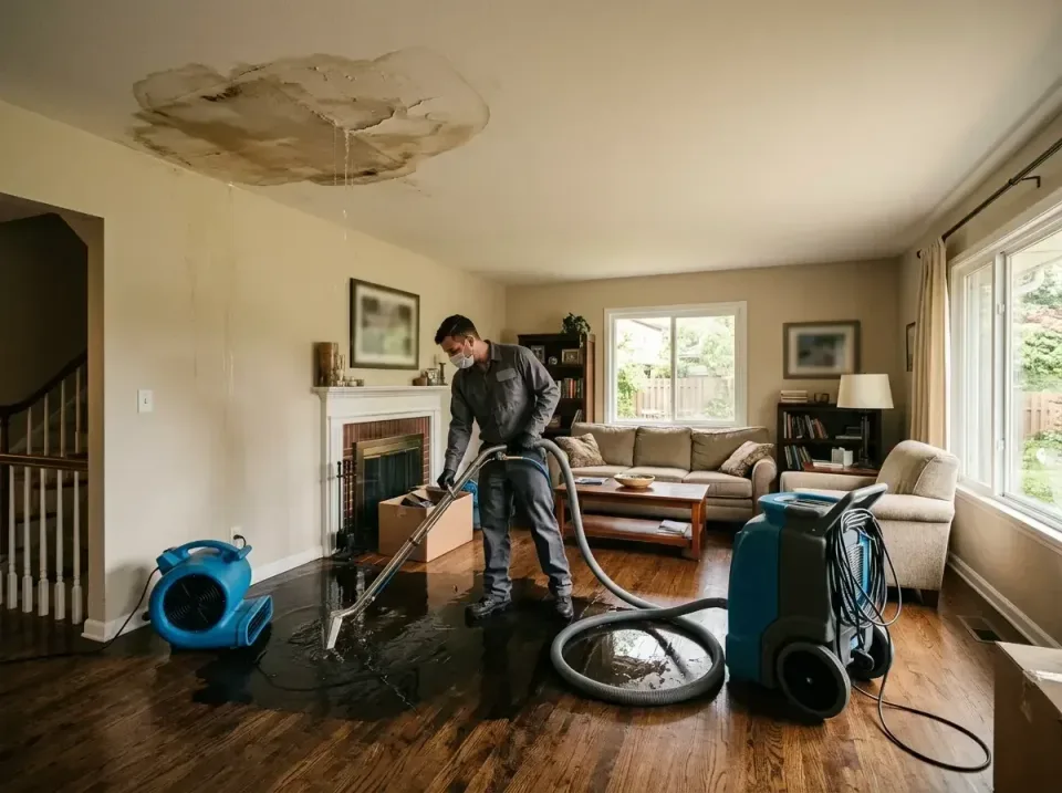 attic-pipe-burst-ceiling-drip-008 — frequently asked questions, Water Damage Restoration & Carpet Care in Oglesby, IL